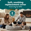image:imageFurHaven Replacement Dog Bed Cover Long Faux Fur for Calming Cuddlers Machine Washable Customizable Filling Jumbo XL Faux Fur TaupeLong Faux Fur Mist Gray