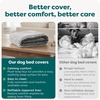 image:imageFurHaven Replacement Dog Bed Cover Long Faux Fur for Calming Cuddlers Machine Washable Customizable Filling Jumbo XL Faux Fur TaupeLong Faux Fur Mist Gray