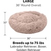 image:imageFurHaven Replacement Dog Bed Cover Long Faux Fur for Calming Cuddlers Machine Washable Customizable Filling Jumbo XL Faux Fur TaupeLong Faux Fur Taupe
