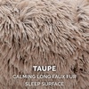 image:imageFurHaven Replacement Dog Bed Cover Long Faux Fur for Calming Cuddlers Machine Washable Customizable Filling Jumbo XL Faux Fur TaupeLong Faux Fur Taupe