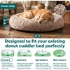image:imageFurHaven Replacement Dog Bed Cover Long Faux Fur for Calming Cuddlers Machine Washable Customizable Filling Jumbo XL Faux Fur TaupeLong Faux Fur Taupe