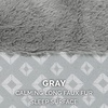image:imageFurHaven Replacement Dog Bed Cover Long Faux Fur for Calming Cuddlers Machine Washable Customizable Filling Jumbo XL Faux Fur TaupePlush  Diamond Print Gray