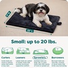 image:imageFurHaven ThermaNAP Self Warming Cat Mat Dog Bed for Crates with SelfWarming Technology for Cozy Rest Fully Machine Washable Small Plush Faux Fur GrayBlack