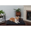 image:imageFurHaven ThermaNAP Self Warming Cat Mat Dog Bed for Crates with SelfWarming Technology for Cozy Rest Fully Machine Washable Small Plush Faux Fur GrayBlack