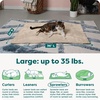 image:imageFurHaven ThermaNAP Self Warming Cat Mat Dog Bed for Crates with SelfWarming Technology for Cozy Rest Fully Machine Washable Small Plush Faux Fur GrayCream