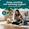 image:imageFurHaven ThermaNAP Self Warming Cat Mat Dog Bed for Crates with SelfWarming Technology for Cozy Rest Fully Machine Washable Small Plush Faux Fur GrayCream