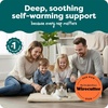 image:imageFurHaven ThermaNAP Self Warming Cat Mat Dog Bed for Crates with SelfWarming Technology for Cozy Rest Fully Machine Washable Small Plush Faux Fur GrayCream
