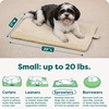 image:imageFurHaven ThermaNAP Self Warming Cat Mat Dog Bed for Crates with SelfWarming Technology for Cozy Rest Fully Machine Washable Small Plush Faux Fur GrayCream