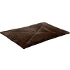 image:imageFurHaven ThermaNAP Self Warming Cat Mat Dog Bed for Crates with SelfWarming Technology for Cozy Rest Fully Machine Washable Small Plush Faux Fur GrayEspresso