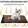 image:imageFurHaven ThermaNAP Self Warming Cat Mat Dog Bed for Crates with SelfWarming Technology for Cozy Rest Fully Machine Washable Small Plush Faux Fur GrayEspresso
