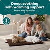 image:imageFurHaven ThermaNAP Self Warming Cat Mat Dog Bed for Crates with SelfWarming Technology for Cozy Rest Fully Machine Washable Small Plush Faux Fur GrayEspresso
