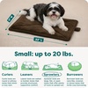 image:imageFurHaven ThermaNAP Self Warming Cat Mat Dog Bed for Crates with SelfWarming Technology for Cozy Rest Fully Machine Washable Small Plush Faux Fur GrayEspresso