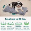 image:imageFurHaven ThermaNAP Self Warming Cat Mat Dog Bed for Crates with SelfWarming Technology for Cozy Rest Fully Machine Washable Small Plush Faux Fur GrayGray
