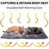 image:imageFurHaven ThermaNAP Self Warming Cat Mat Dog Bed for Crates with SelfWarming Technology for Cozy Rest Fully Machine Washable Small Plush Faux Fur GrayGray