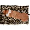 image:imageFurHaven ThermaNAP Self Warming Cat Mat Dog Bed for Crates with SelfWarming Technology for Cozy Rest Fully Machine Washable Small Plush Faux Fur GrayLeopard