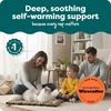 image:imageFurHaven ThermaNAP Self Warming Cat Mat Dog Bed for Crates with SelfWarming Technology for Cozy Rest Fully Machine Washable Small Plush Faux Fur GrayLeopard