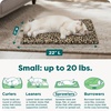 image:imageFurHaven ThermaNAP Self Warming Cat Mat Dog Bed for Crates with SelfWarming Technology for Cozy Rest Fully Machine Washable Small Plush Faux Fur GrayLeopard