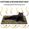 image:imageFurHaven ThermaNAP Self Warming Cat Mat Dog Bed for Crates with SelfWarming Technology for Cozy Rest Fully Machine Washable Small Plush Faux Fur GrayLeopard