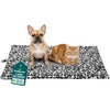 image:imageFurHaven ThermaNAP Self Warming Cat Mat Dog Bed for Crates with SelfWarming Technology for Cozy Rest Fully Machine Washable Small Plush Faux Fur GraySnow Leopard