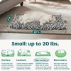 image:imageFurHaven ThermaNAP Self Warming Cat Mat Dog Bed for Crates with SelfWarming Technology for Cozy Rest Fully Machine Washable Small Plush Faux Fur GraySnow Leopard
