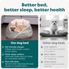 image:imageFurhaven 18 Round Pet Bed for Indoor Cats amp Small Dogs 100 Washable For Pets Up to 14 lbs  Minky Plush amp Velvet Hug Bed  Silver Gray 18inchHug Bed  Minky  Velvet Silver Gray