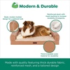 image:imageFurhaven Cooling Dog Sofa Bed  Memory Foam Couch with Bolsters Textured Plush amp WaterResistant Cover Washable Cover  Riverway JumboCamel