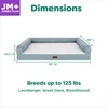 image:imageFurhaven Cooling Dog Sofa Bed  Memory Foam Couch with Bolsters Textured Plush amp WaterResistant Cover Washable Cover  Riverway JumboRiverway
