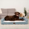 image:imageFurhaven Cooling Dog Sofa Bed  Memory Foam Couch with Bolsters Textured Plush amp WaterResistant Cover Washable Cover  Riverway JumboRiverway
