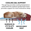image:imageFurhaven Cooling Gel Dog Bed for Large Dogs w Removable Bolsters amp Washable Cover For Dogs Up to 95 lbs  Luxe Faux Fur amp Performance Linen Sofa  Charcoal JumboXLWine Red