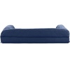 image:imageFurhaven Cooling Gel Dog Bed for Large Dogs w Removable Bolsters amp Washable Cover For Dogs Up to 95 lbs  Luxe Faux Fur amp Performance Linen Sofa  Charcoal JumboXLNavy Blue
