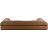 image:imageFurhaven Cooling Gel Dog Bed for Large Dogs w Removable Bolsters amp Washable Cover For Dogs Up to 95 lbs  Luxe Faux Fur amp Performance Linen Sofa  Charcoal JumboXLToasted Brown