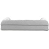 image:imageFurhaven Cooling Gel Dog Bed for Large Dogs w Removable Bolsters amp Washable Cover For Dogs Up to 95 lbs  Luxe Faux Fur amp Performance Linen Sofa  Charcoal JumboXLSilver Gray