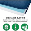 image:imageFurhaven Cooling Gel Dog Bed for Large Dogs w Removable Bolsters amp Washable Cover For Dogs Up to 95 lbs  Luxe Faux Fur amp Performance Linen Sofa  Charcoal JumboXLNavy Blue