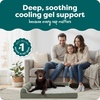 image:imageFurhaven Cooling Gel Dog Bed for Large Dogs w Removable Bolsters amp Washable Cover For Dogs Up to 95 lbs  Pinsonic Quilted Paw L Shaped Chaise  Titanium JumboXLTwoTone Faux Fur  Suede Dark Sage