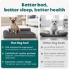 image:imageFurhaven Cooling Gel Dog Bed for Large Dogs w Removable Bolsters amp Washable Cover For Dogs Up to 95 lbs  Pinsonic Quilted Paw L Shaped Chaise  Titanium JumboXLPlush  Velvet Deep Sapphire