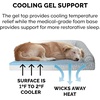 image:imageFurhaven Cooling Gel Dog Bed for Large Dogs w Removable Bolsters amp Washable Cover For Dogs Up to 95 lbs  Pinsonic Quilted Paw L Shaped Chaise  Titanium JumboXLPlush  Almond Print Gray Almonds