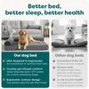image:imageFurhaven Cooling Gel Dog Bed for Large Dogs w Removable Bolsters amp Washable Cover For Dogs Up to 95 lbs  Pinsonic Quilted Paw L Shaped Chaise  Titanium JumboXLPlush  Velvet Platinum Gray