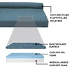 image:imageFurhaven Cooling Gel Dog Bed for Large Dogs w Removable Bolsters amp Washable Cover For Dogs Up to 95 lbs  Pinsonic Quilted Paw L Shaped Chaise  Titanium JumboXLQuilted Paw Bluestone