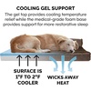 image:imageFurhaven Cooling Gel Dog Bed for Large Dogs w Removable Bolsters amp Washable Cover For Dogs Up to 95 lbs  Pinsonic Quilted Paw L Shaped Chaise  Titanium JumboXLPlush  Velvet Sable Brown