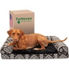 image:imageFurhaven Cooling Gel Dog Bed for Large Dogs w Removable Bolsters amp Washable Cover For Dogs Up to 95 lbs  Quilted Sofa  Coffee JumboXLBlack Medallion Plush  Southwest Kilim Woven