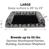 image:imageFurhaven Cooling Gel Dog Bed for Large Dogs w Removable Bolsters amp Washable Cover For Dogs Up to 95 lbs  Quilted Sofa  Coffee JumboXLBlack Medallion Plush  Southwest Kilim Woven