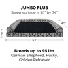 image:imageFurhaven Cooling Gel Dog Bed for Large Dogs w Removable Bolsters amp Washable Cover For Dogs Up to 95 lbs  Quilted Sofa  Coffee JumboXLBlack Medallion Plush  Southwest Kilim Woven