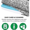 image:imageFurhaven Cooling Gel Dog Bed for Large Dogs w Removable Bolsters amp Washable Cover For Dogs Up to 95 lbs  Quilted Sofa  Coffee JumboXLBoulder Gray Plush  Southwest Kilim Woven