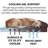 image:imageFurhaven Cooling Gel Dog Bed for Large Dogs w Removable Bolsters amp Washable Cover For Dogs Up to 95 lbs  Quilted Sofa  Coffee JumboXLCoffee Quilted