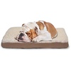 image:imageFurhaven Cooling Gel Dog Bed for Large Dogs w Removable Washable Cover For Dogs Up to 125 lbs  Ultra Plush Faux Fur amp Suede Mattress  Gray Jumbo PlusXXLUltra Plush Curly Faux Fur Gray