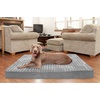image:imageFurhaven Cooling Gel Dog Bed for Large Dogs w Removable Washable Cover For Dogs Up to 125 lbs  Ultra Plush Faux Fur amp Suede Mattress  Gray Jumbo PlusXXLUltra Plush Curly Faux Fur Gray