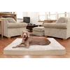 image:imageFurhaven Cooling Gel Dog Bed for Large Dogs w Removable Washable Cover For Dogs Up to 125 lbs  Ultra Plush Faux Fur amp Suede Mattress  Gray Jumbo PlusXXLUltra Plush Curly Faux Fur Cream