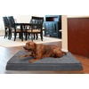 image:imageFurhaven Cooling Gel Dog Bed for Large Dogs w Removable Washable Cover For Dogs Up to 125 lbs  Ultra Plush Faux Fur amp Suede Mattress  Gray Jumbo PlusXXLTerry  Suede Gray
