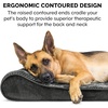 image:imageFurhaven Cooling Gel Dog Bed for Large Dogs w Removable Washable Cover For Dogs Up to 75 lbs  Ultra Plush Faux Fur amp Suede Luxe Lounger Contour Mattress  Cream JumboXLMinky Plush  Velvet Gray