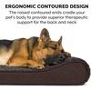image:imageFurhaven Cooling Gel Dog Bed for Large Dogs w Removable Washable Cover For Dogs Up to 75 lbs  Ultra Plush Faux Fur amp Suede Luxe Lounger Contour Mattress  Cream JumboXLUltra Plush Chocolate